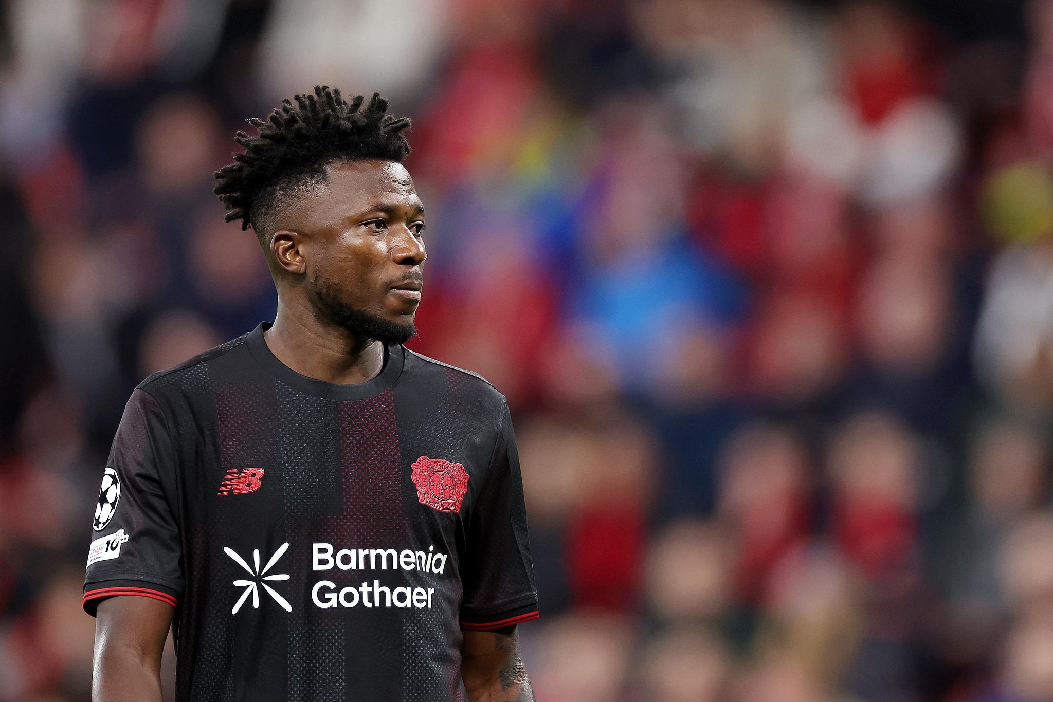 亚博体育-非洲杯受伤：塔普索巴将缺阵勒沃库森数周